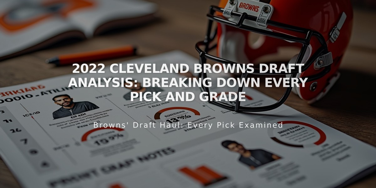 2022 Cleveland Browns Draft Analysis: Breaking Down Every Pick and Grade