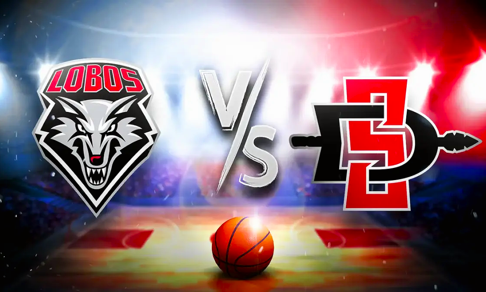 New Mexico vs SDSU basketball game