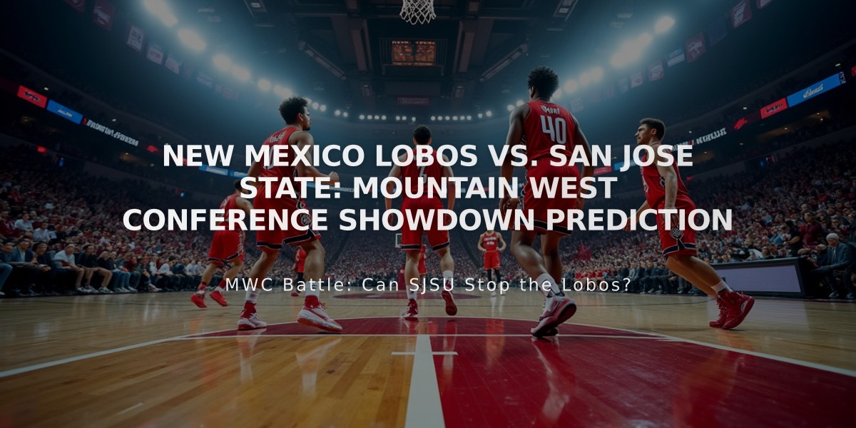 New Mexico Lobos vs. San Jose State: Mountain West Conference Showdown Prediction