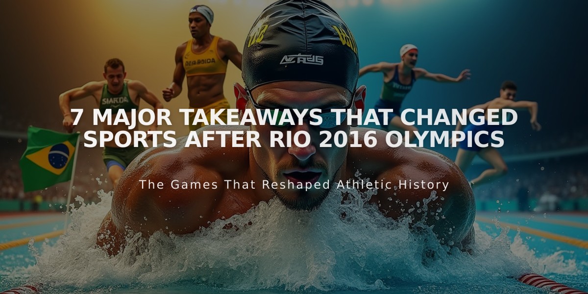 7 Major Takeaways That Changed Sports After Rio 2016 Olympics