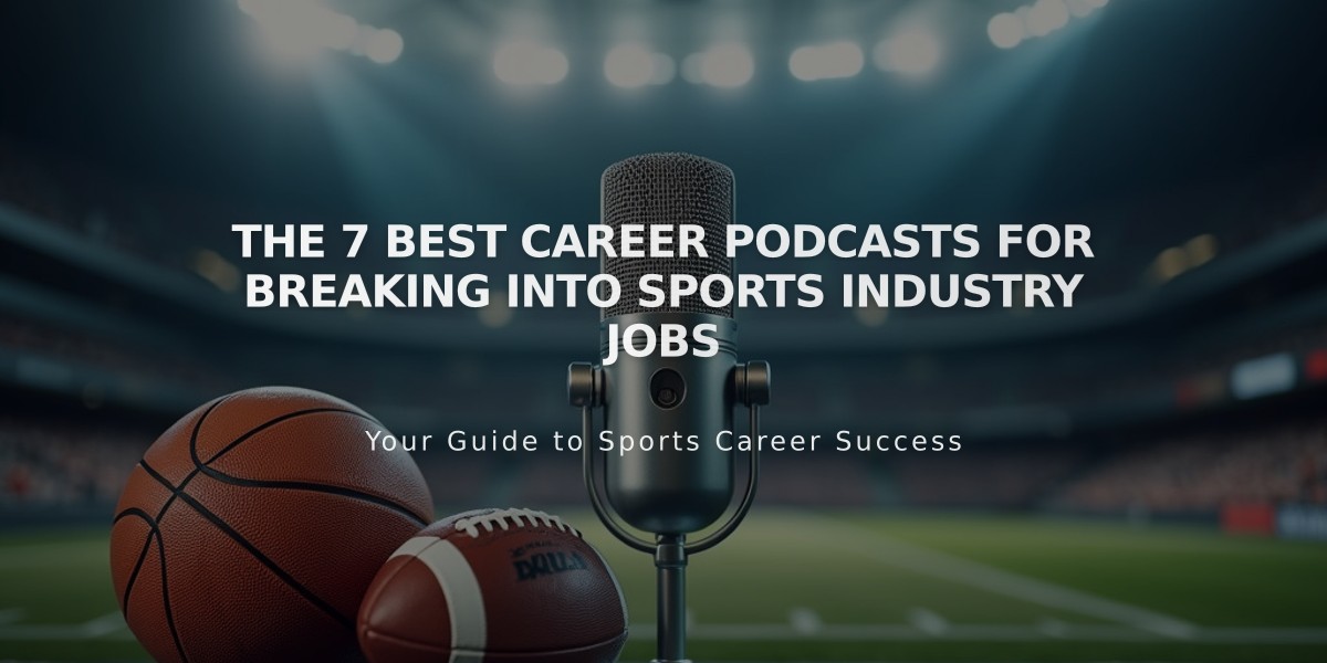 The 7 Best Career Podcasts for Breaking Into Sports Industry Jobs