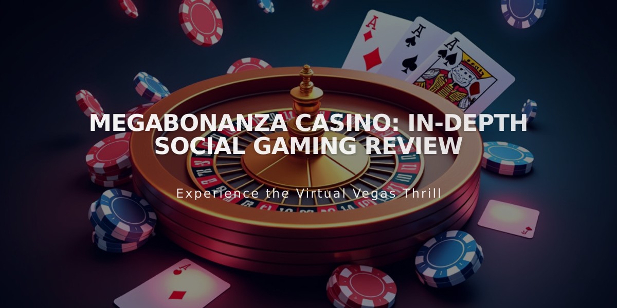 MegaBonanza Casino: In-depth Social Gaming Review