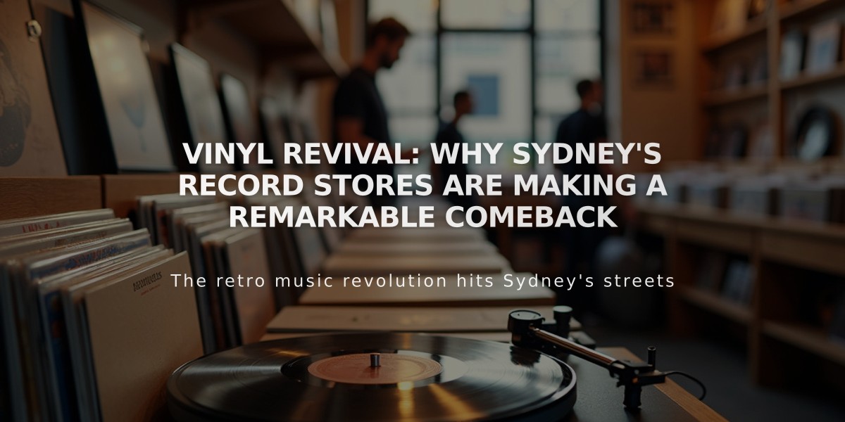 Vinyl Revival: Why Sydney's Record Stores Are Making A Remarkable Comeback