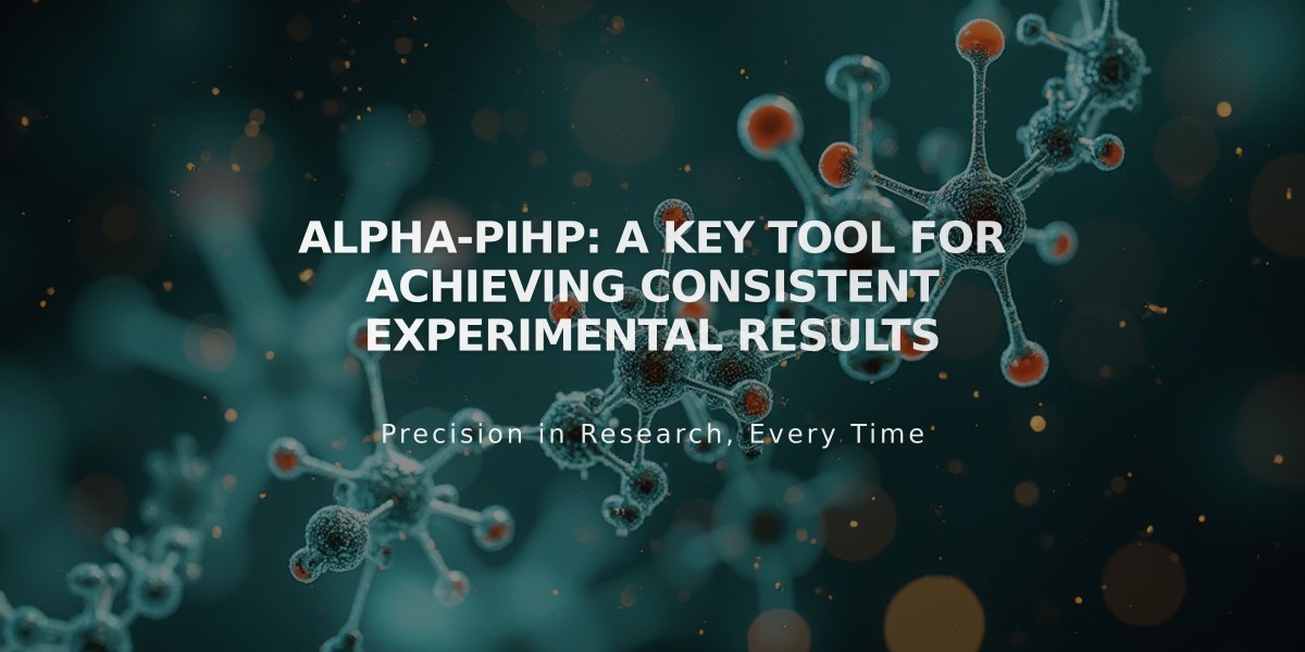 Alpha-PiHP: A Key Tool for Achieving Consistent Experimental Results