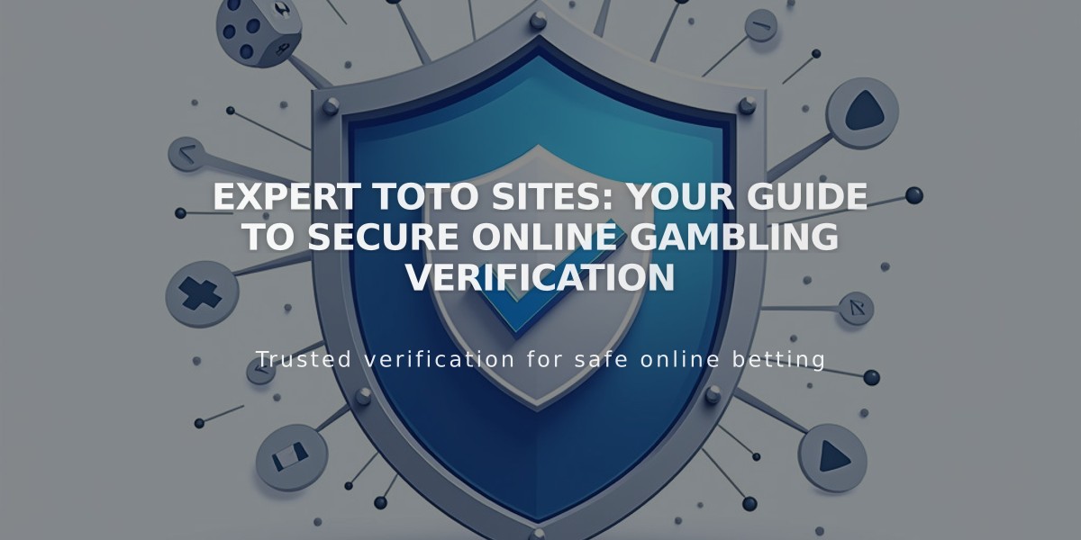 Expert Toto Sites: Your Guide to Secure Online Gambling Verification