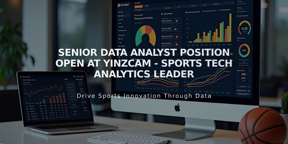 Senior Data Analyst Position Open at YinzCam - Sports Tech Analytics Leader