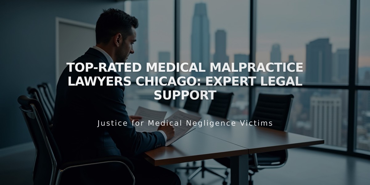 Top-Rated Medical Malpractice Lawyers Chicago: Expert Legal Support