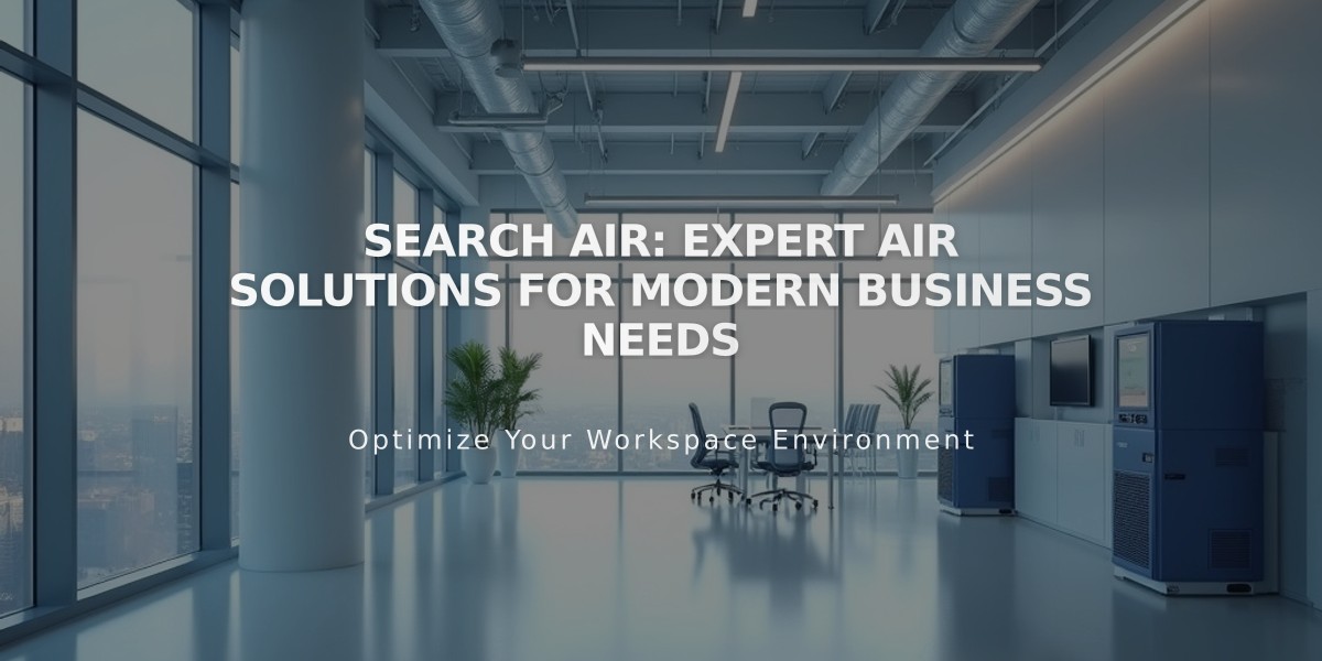 Search Air: Expert Air Solutions for Modern Business Needs