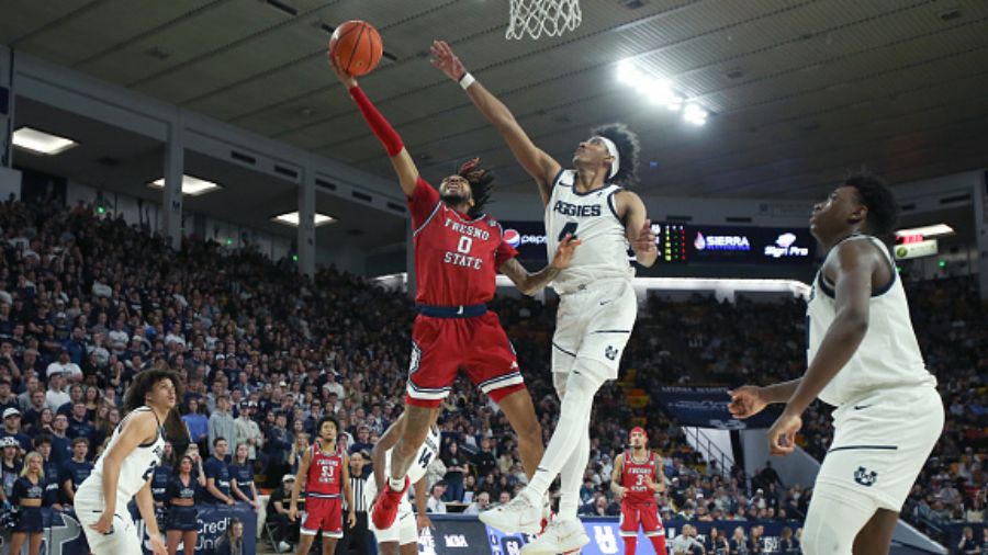 Martinez defending layup