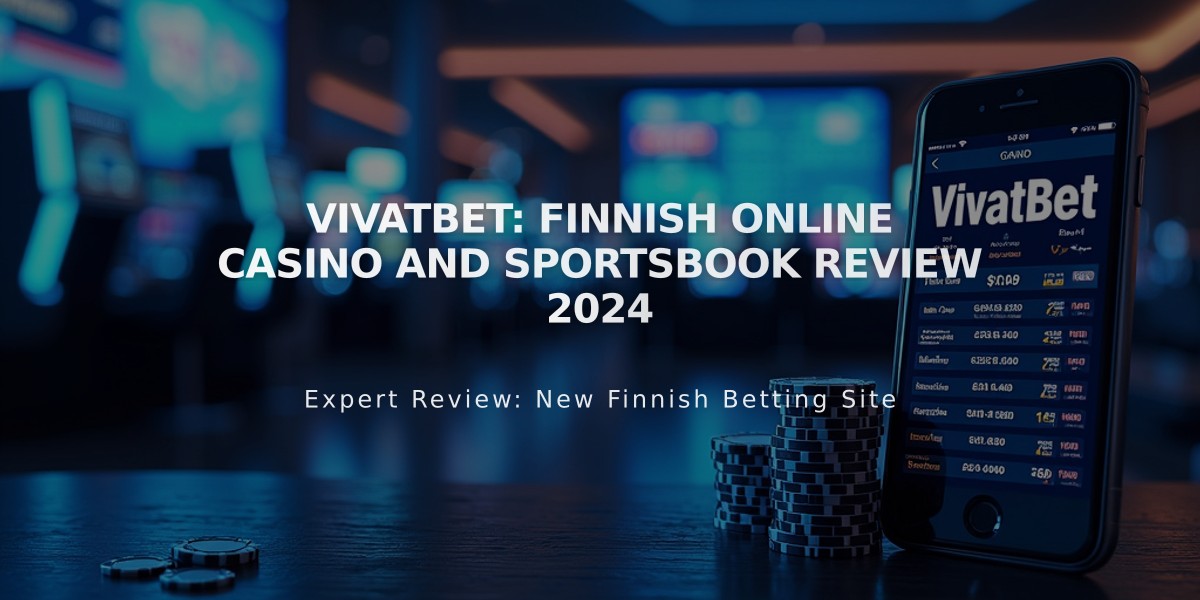 VivatBet: Finnish Online Casino and Sportsbook Review 2024