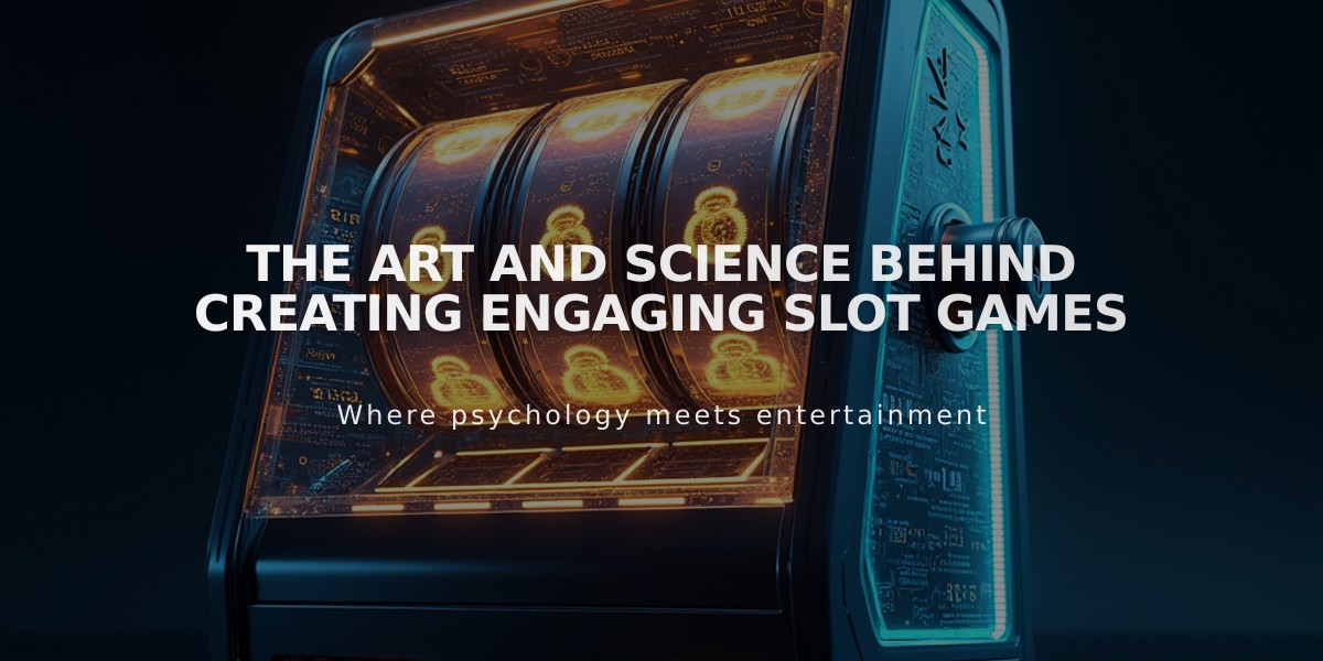 The Art and Science Behind Creating Engaging Slot Games