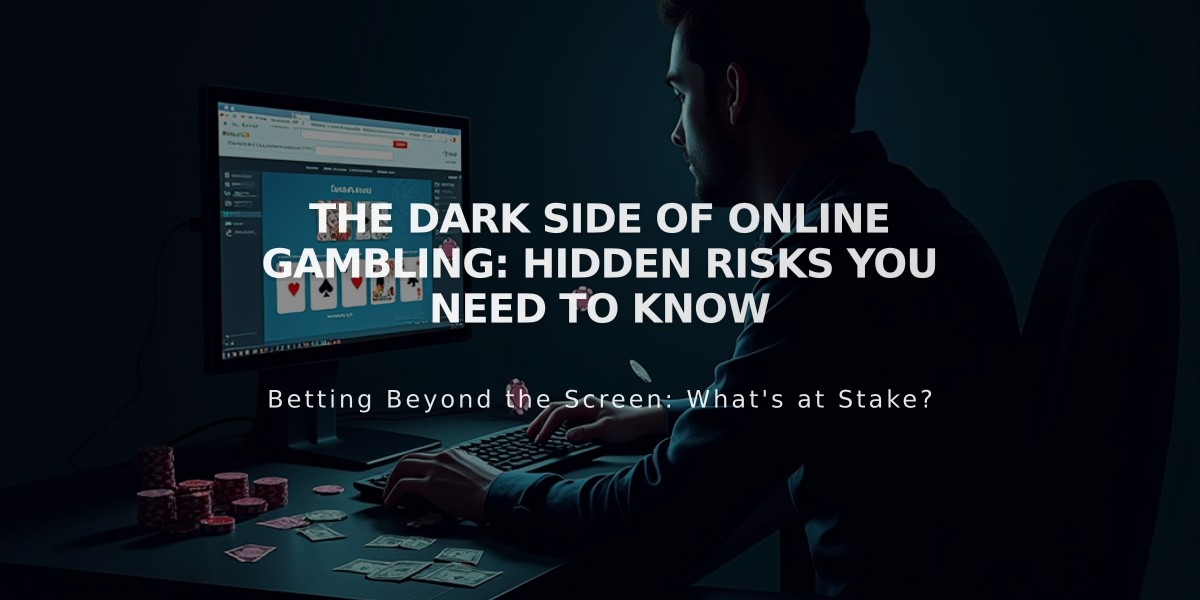 The Dark Side of Online Gambling: Hidden Risks You Need to Know