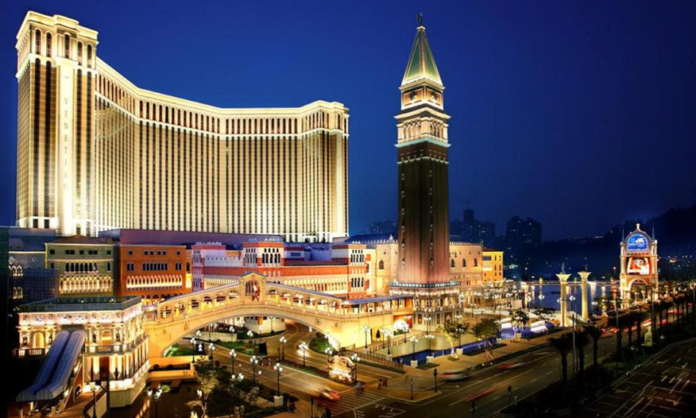 Venetian Macao resort at night