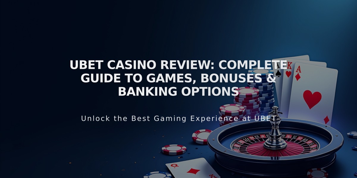 UBET Casino Review: Complete Guide to Games, Bonuses & Banking Options