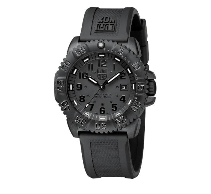 Black tactical watch