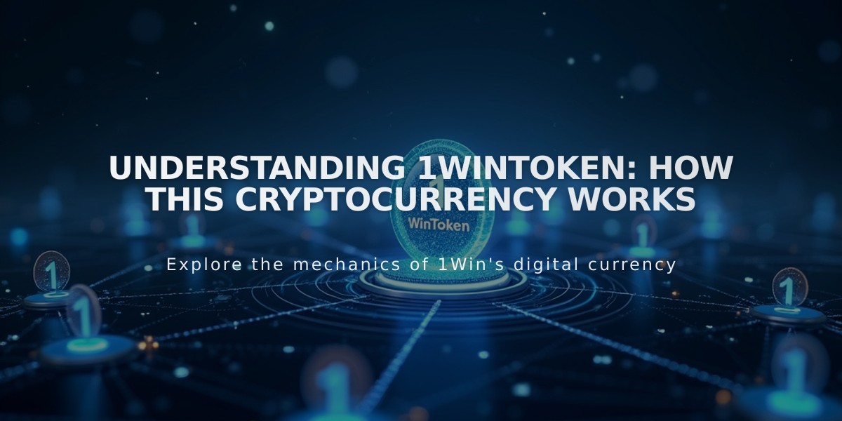 Understanding 1WinToken: How This Cryptocurrency Works