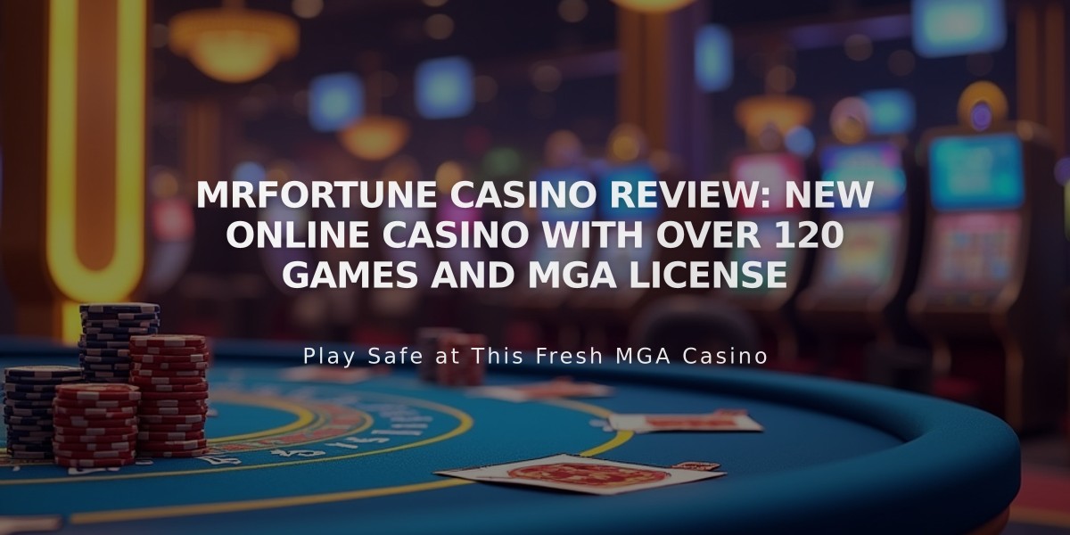 MrFortune Casino Review: New Online Casino with Over 120 Games and MGA License