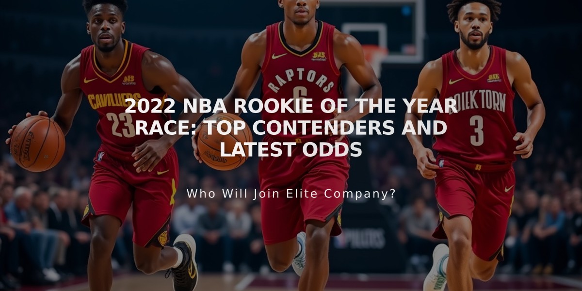 2022 NBA Rookie of the Year Race: Top Contenders and Latest Odds