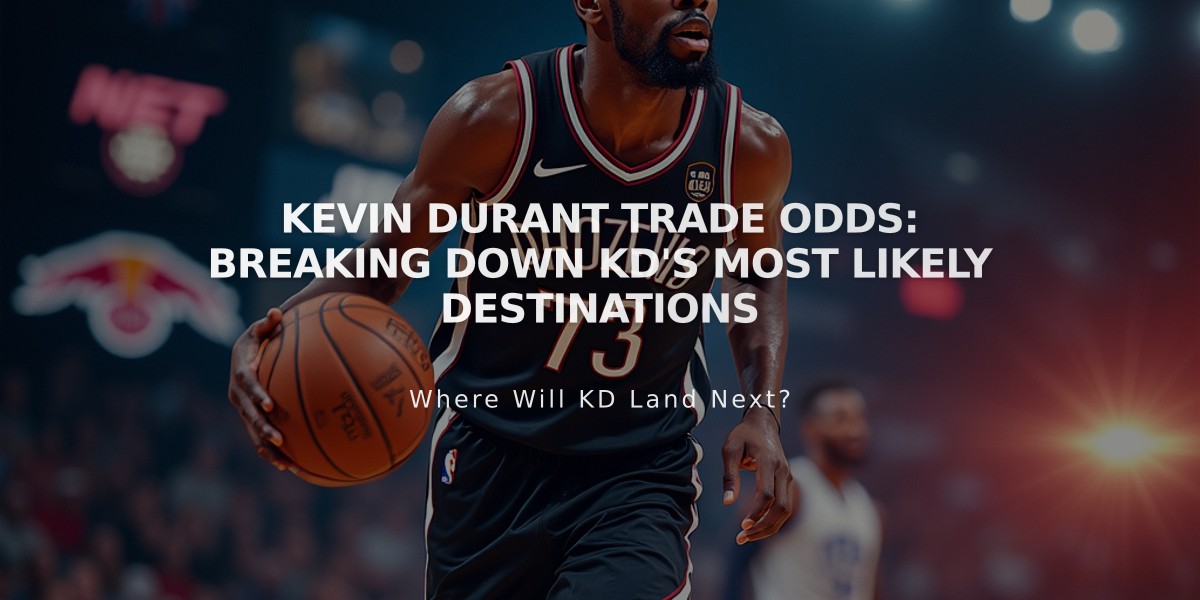 Kevin Durant Trade Odds: Breaking Down KD's Most Likely Destinations