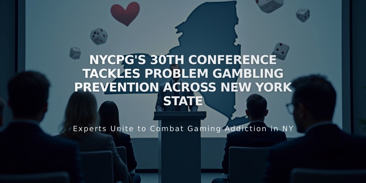 NYCPG's 30th Conference Tackles Problem Gambling Prevention Across New York State