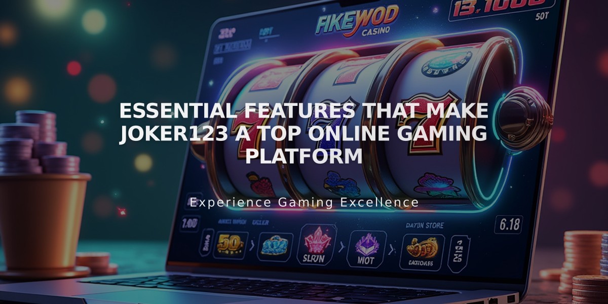 Essential Features That Make Joker123 a Top Online Gaming Platform