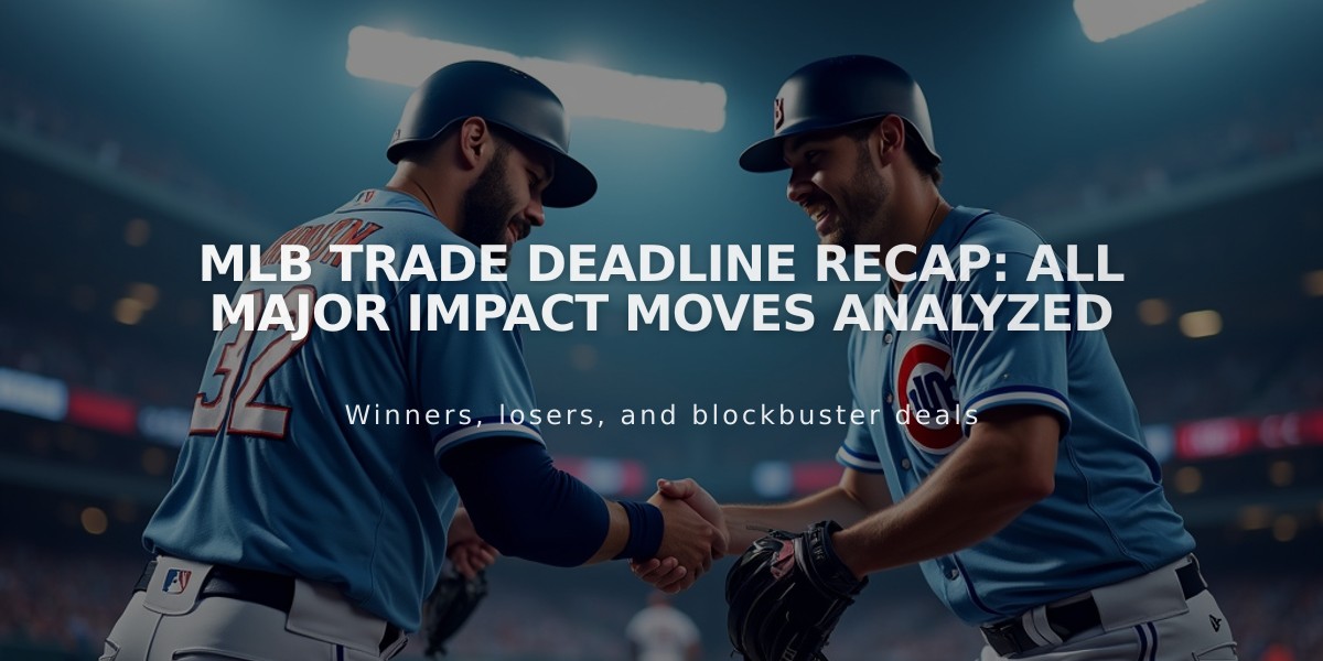 MLB Trade Deadline Recap: All Major Impact Moves Analyzed