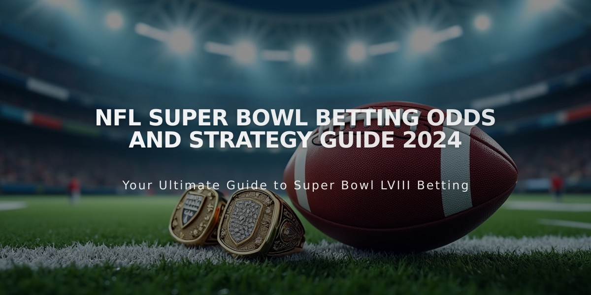 NFL Super Bowl Betting Odds and Strategy Guide 2024