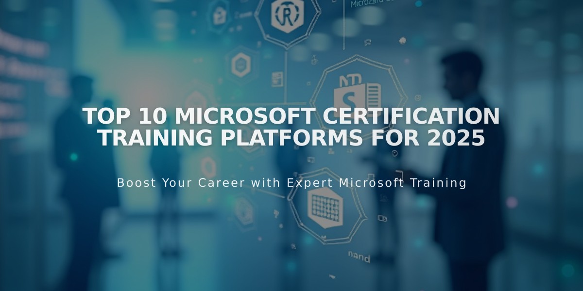 Top 10 Microsoft Certification Training Platforms for 2025