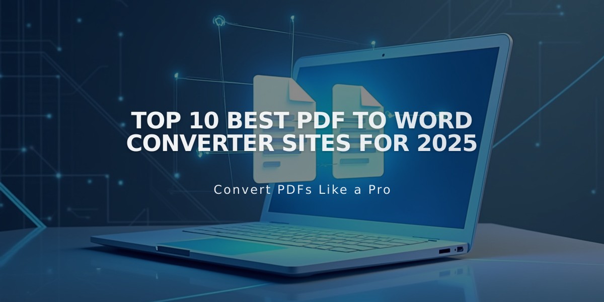 Top 10 Best PDF to Word Converter Sites for 2025